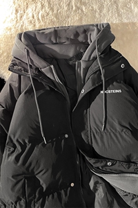 假两件棉服外套男连帽加厚棉衣 2199特P90图片