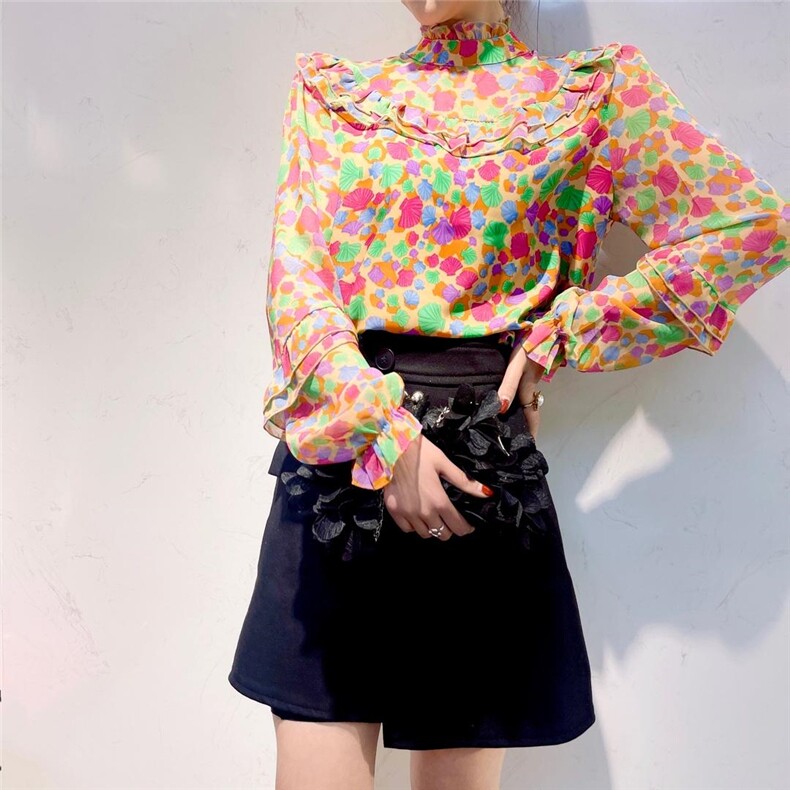 花瓣设计感小衫，其它，青橙愫(7F)