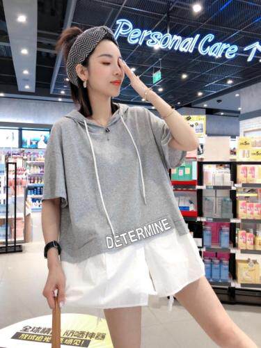 拼接款帽衫，百搭不挑人，女装，一杭