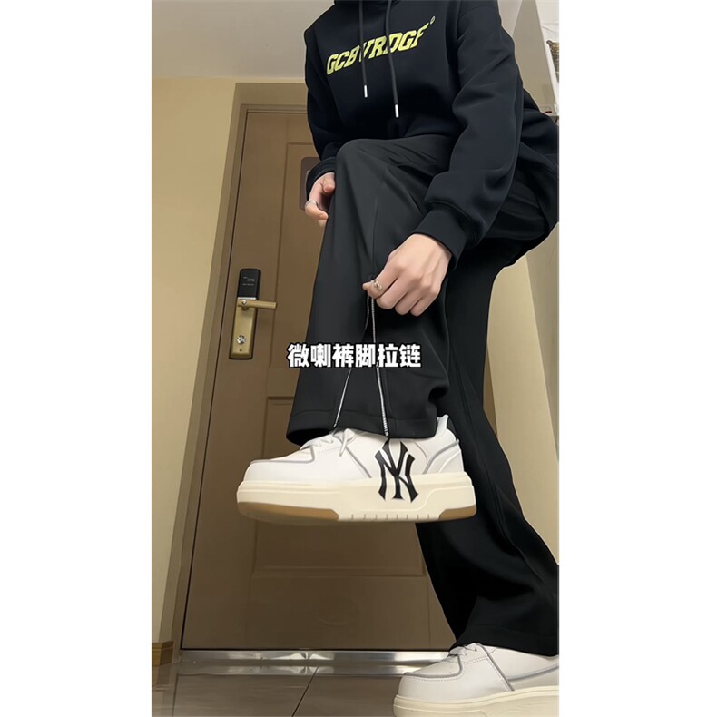 抖音品质可供素材春款大码拉链开叉XZ806-CK03007-P48控68,男装休闲裤,四季星座806