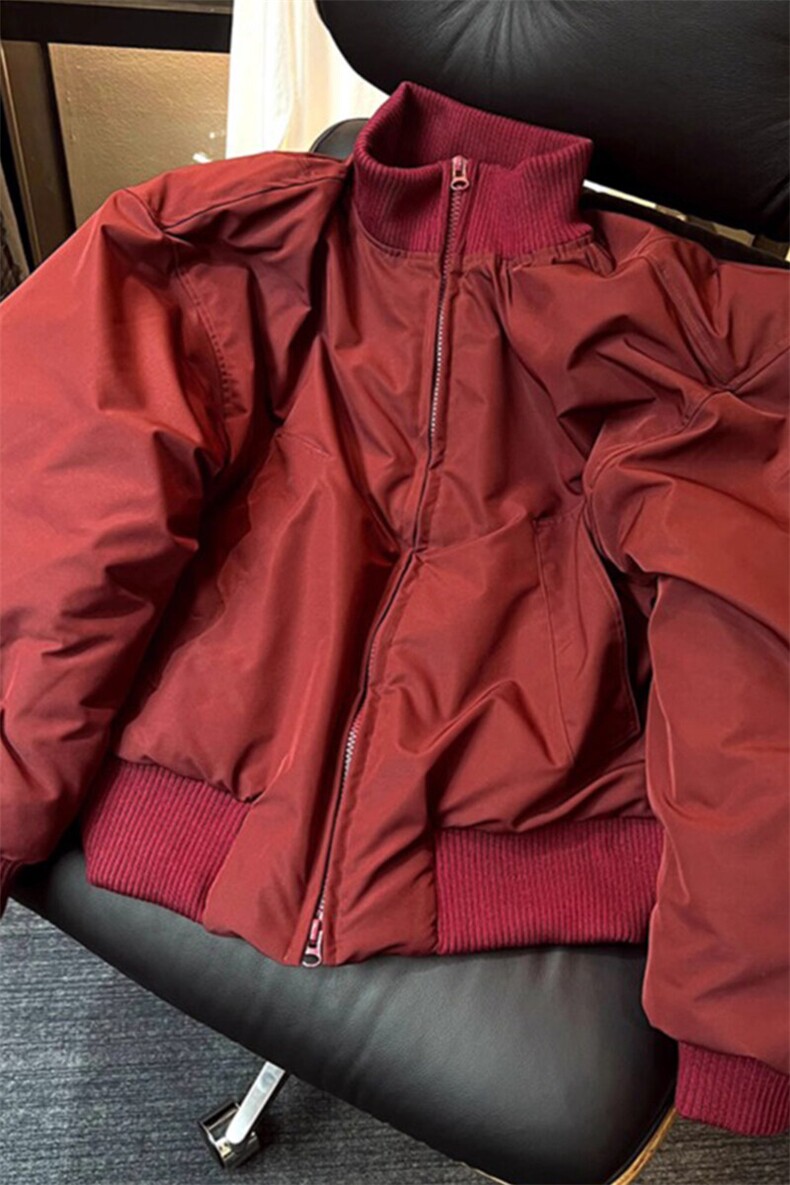 【有货】廓形飞行夹克棉服外套立领夹棉棒球棉衣MY6108特P85,男装棉衣,星座908-1