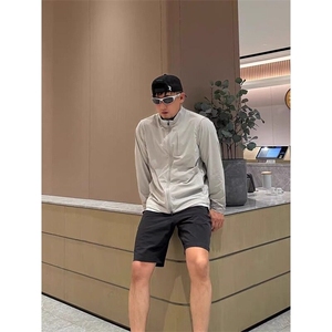 网图现货 灰色美式立领速干防晒衣男FS0117/P45图片