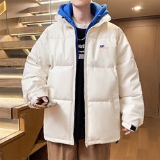 假两件棉衣男加厚冬季皮棉服字母男士棉袄潮外套A266-P02-P85，男装棉衣，电商A266