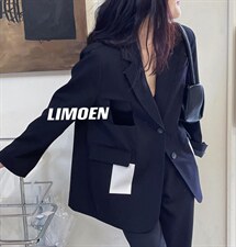 3150方洞拼色西装满满设计感，女装西装，mm+ 里墨恩