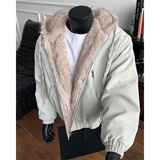 美式复古座山雕连帽棉服加厚保暖夹克宽松外套XZ514-2-25104-P128，男装夹克，星座514-2(原B239)