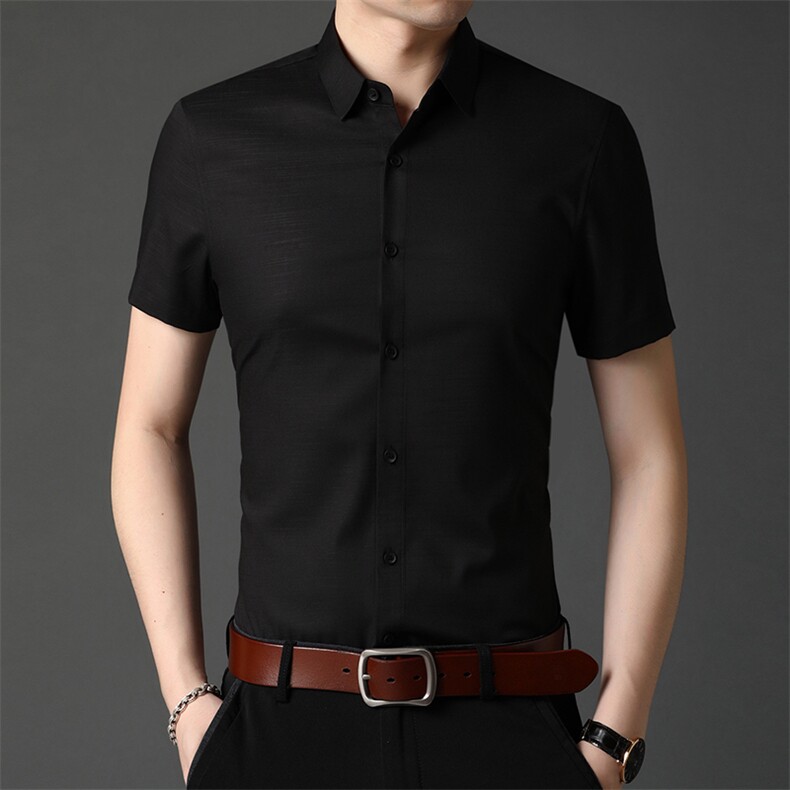 C68002021年夏季新款男式短袖衬衫男商务休闲高端男装,男装衬衫,电商B360