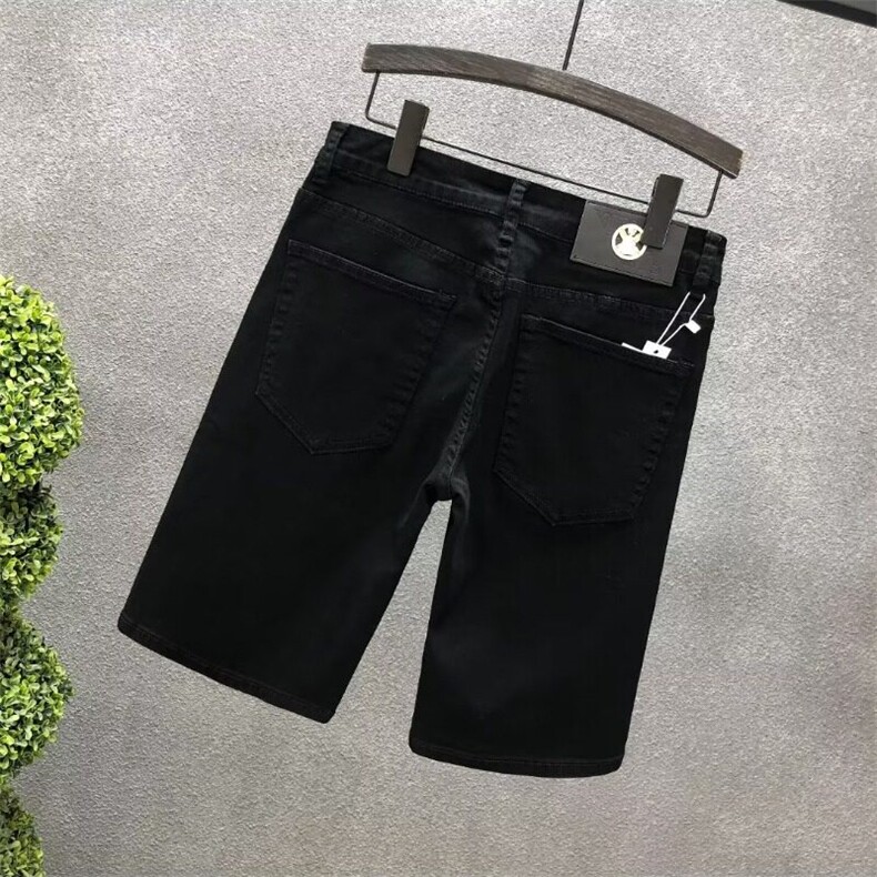 巨帅气青年牛仔短裤男夏季薄款2025年新款夏天男士白色五分牛仔裤,男装牛仔裤,电商B212（原钱塘6029）