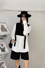 2022—假两件衬衫，女装衬衫，雷洛奇丽