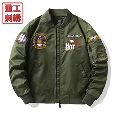 美式潮牌宽松版型飞行服时尚潮牌户外运动休闲加棉，男装夹克，星座210-5(原414-2)