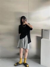 夏季新款打结T，其它，丰衣主色