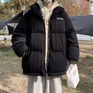 2023冬季新款设计感宽松情侣面包服韩版潮流外套服男 W6518-P90图片