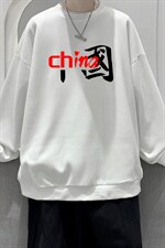 华夫格卫衣圆领卫衣男大码长袖t恤男外套HW76189-P30加绒款-P40，男装卫衣，电商A040