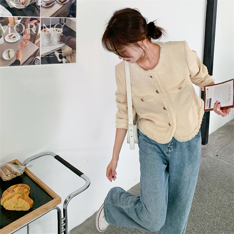 2023年秋季新款小香风短外套B190-82381-P135-K188,女装短外套,一九零