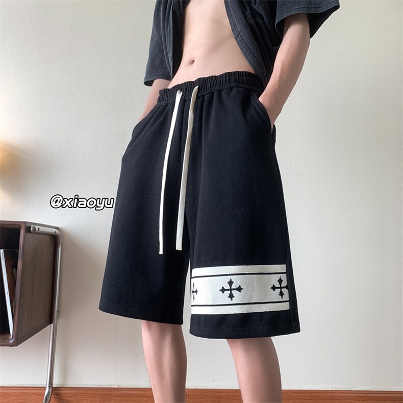 XZ616夏季新款十字架280克滑棉织带休闲短裤TY866P45控58,男装休闲裤,星座512A（原616）