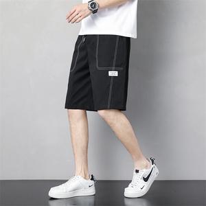 夏季新款短裤男宽松灰墙潮流百搭休闲五分裤运动短裤325-P20控48图片