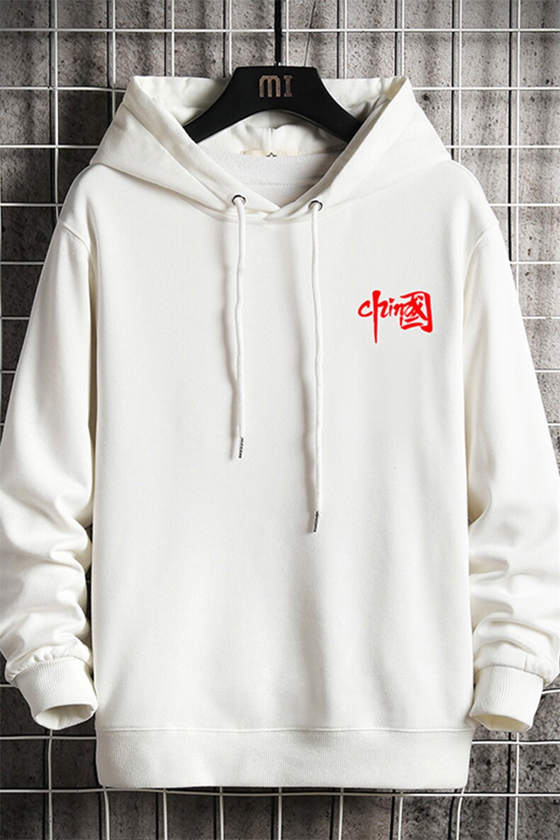 WY2276-P35纯棉连帽卫衣男大码运动帽衫宽松薄网格,男装卫衣,电商A040A