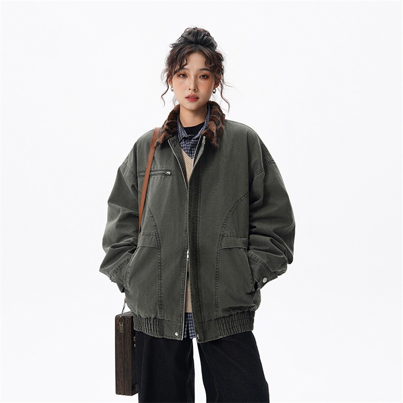 翻领设计感拼接重磅简约经典高级休闲百搭潮夹克外套JK1375-P98,男装夹克,星座1103-3
