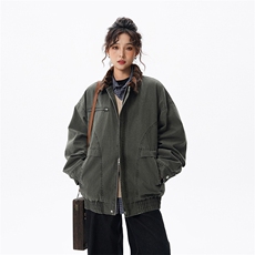 翻领设计感拼接重磅简约经典高级休闲百搭潮夹克外套JK1375-P98，男装夹克，星座1103-3