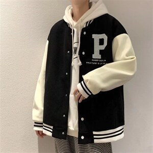 春季外套男韩版潮流棒球服男士休闲宽松潮牌帅气夹克男JK725-P55图片