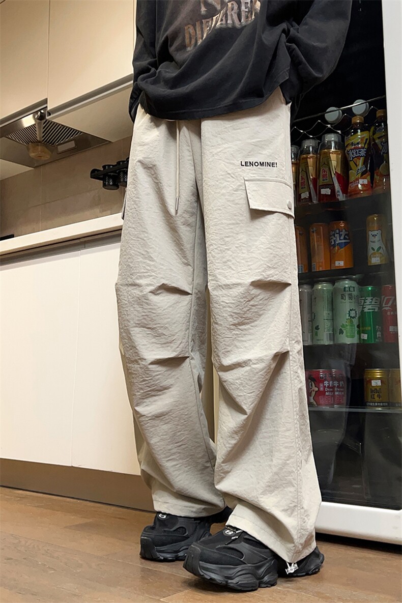 供抖音人气高品质重磅刺绣宽松卫裤秋冬款X416B-1-KL908-P45限68,男装休闲裤,星座416B-1