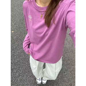 网图 高品户外 吸湿速干抗菌运动印花情侣长袖T恤男女 A1038-P55图片