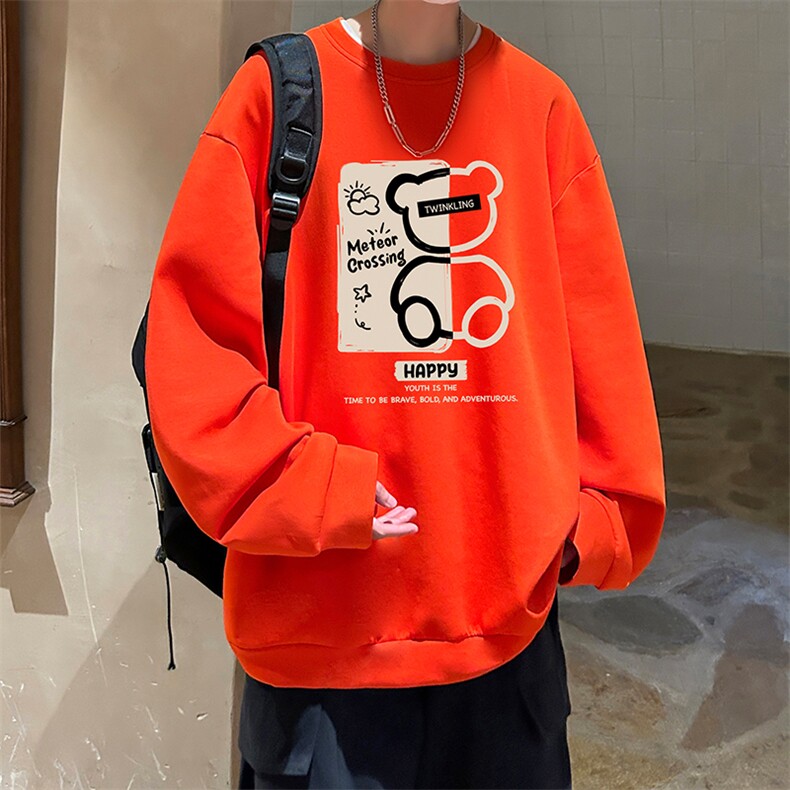 控38简约帅气百搭长袖t恤男大码卫衣T4352-P25,男装卫衣,电商A040