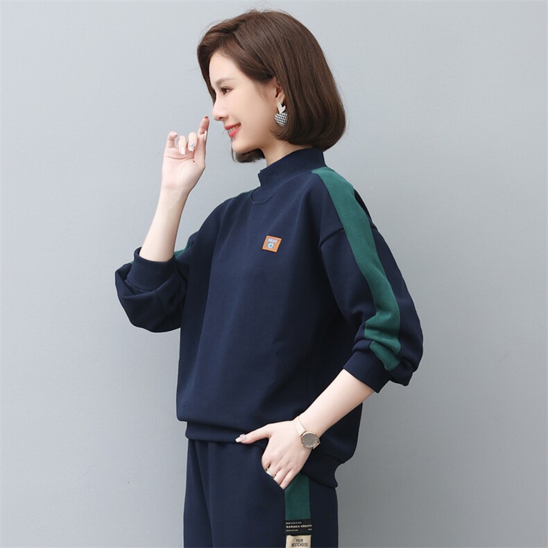 加绒女士卫衣2025秋冬季新款时尚休闲运动洋气减龄妈妈,女装卫衣/绒衫,涵誉