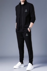 男士休闲运动套装2023春季新款休闲服中年爸爸春季夹克三件套男装，男装休闲套装，电商B212（原钱塘6029）