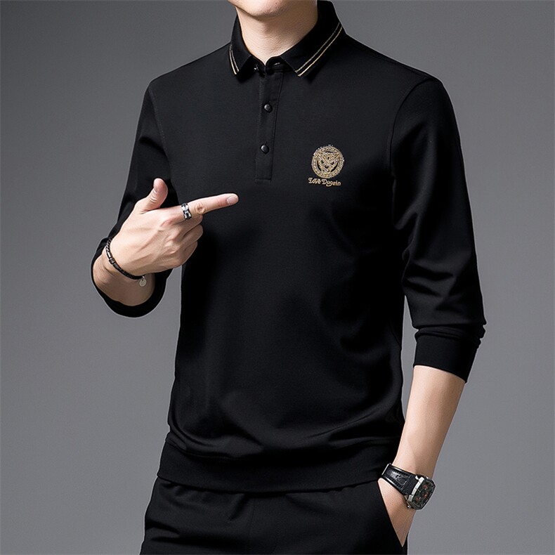 SA9661钱塘2020-2新款时尚休闲简约百搭中年男士翻领卫衣P67,男装卫衣,钱塘207-2