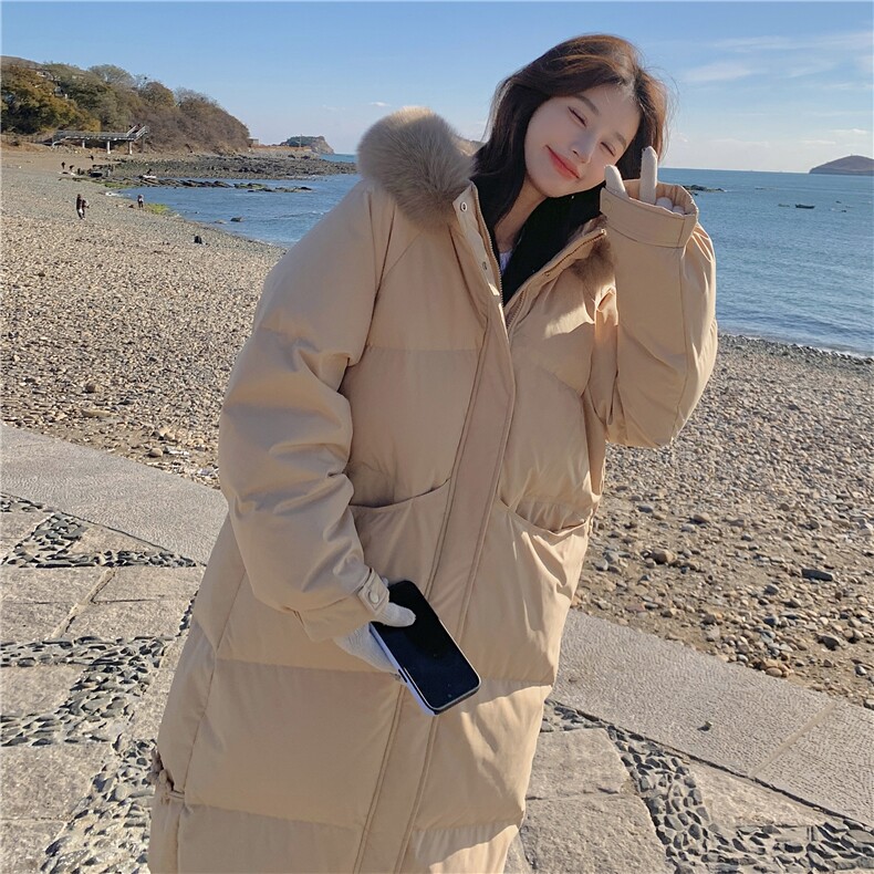 现货加长加厚大毛领棉服长款结2C122-789-P205-K308,女装棉衣/棉服,2C122