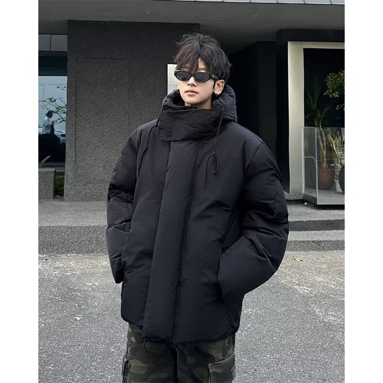 棉服男士韩版潮流冬季保暖连帽帅气百搭2024新款ins棉衣MF310-P83,男装棉衣,星座412-2