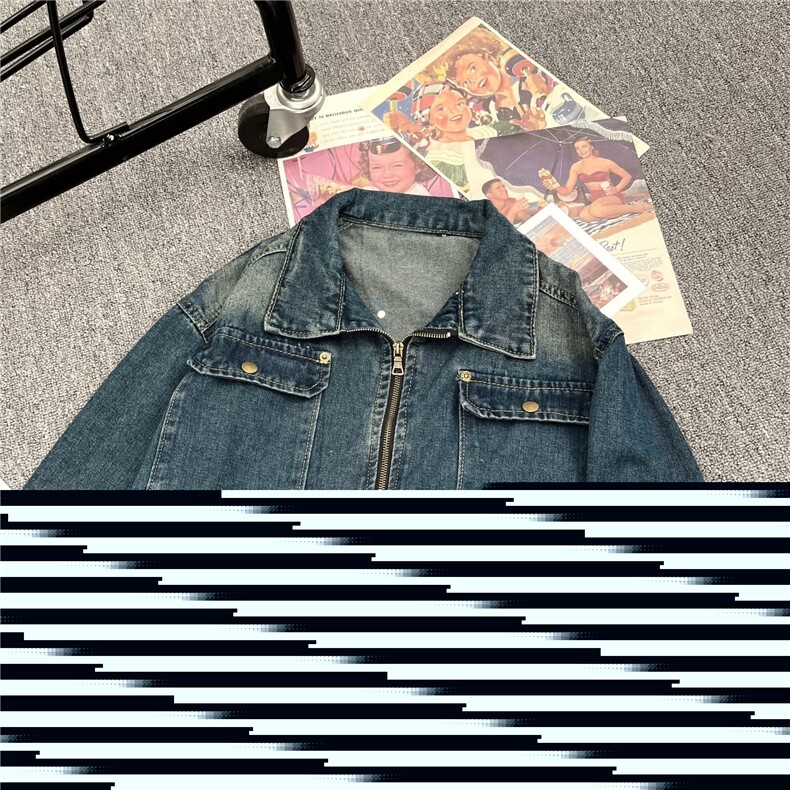 牛仔夹克男2024新款秋季工装潮牌水洗N655-P75,男装夹克,星座1109-3