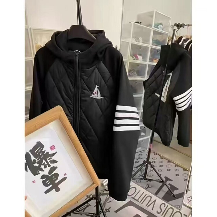文艺潮流气质大牛津防水黑色连帽棉衣刺绣日系新款时尚ins原宿,男装棉衣,星座218-8