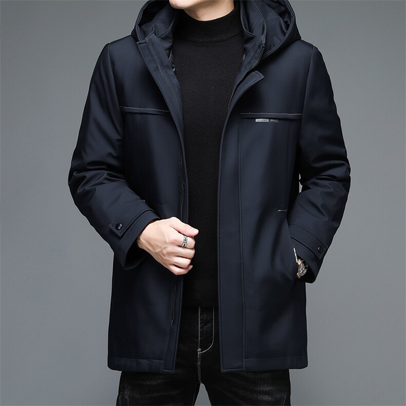 DW21142冬季男士羽绒服外套男装一衣三穿修身白鸭绒加肥加大P269,男装羽绒服,电商B360