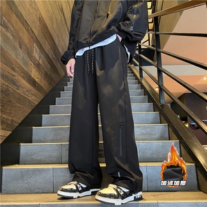 抖音品质冬季新款INS防水拉链加绒冲锋裤B315-K23521JR-特p35控68图片