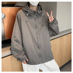防晒衣男女港风休闲宽松薄款夹克夏季帅气连帽防晒服外套FW51-P40图片