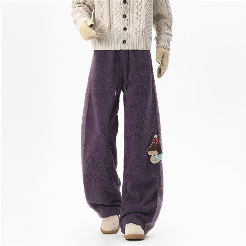 K1750/P5088羊羔毛冬季加绒加厚休闲裤男，男装卫衣，电商D202