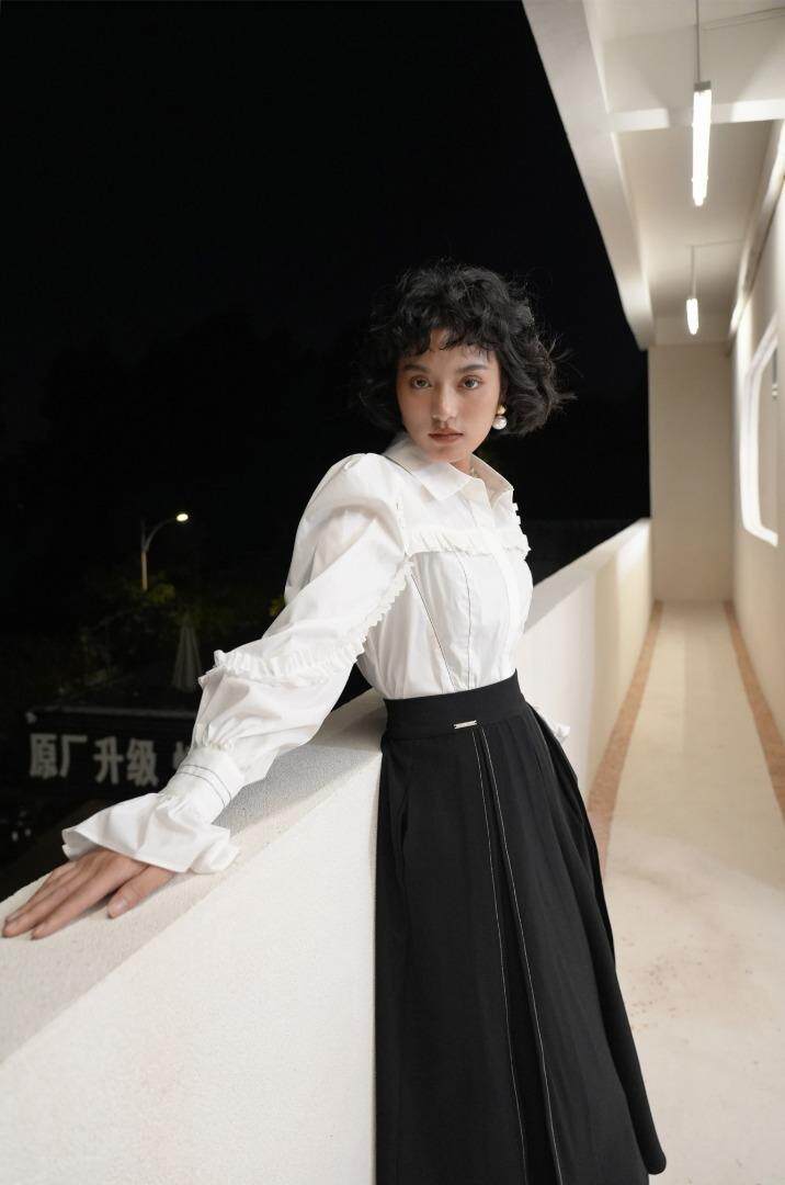 D调文艺氛围套装，女装职业装，GN