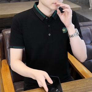 84036-P40 春秋新款短袖T恤男休闲打底衫图片