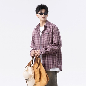 格纹款式休闲衬衣男 xh104-特P45图片