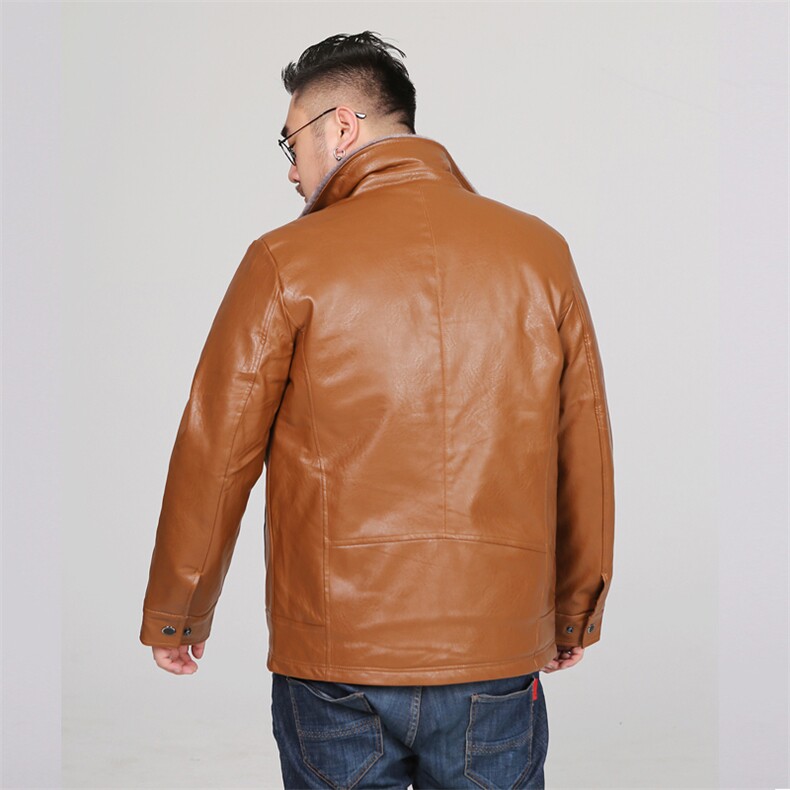 L-8XL秋冬新款加绒加厚男士棉衣外套皮棉服加肥加大码8817款P145,男装棉衣,星座802