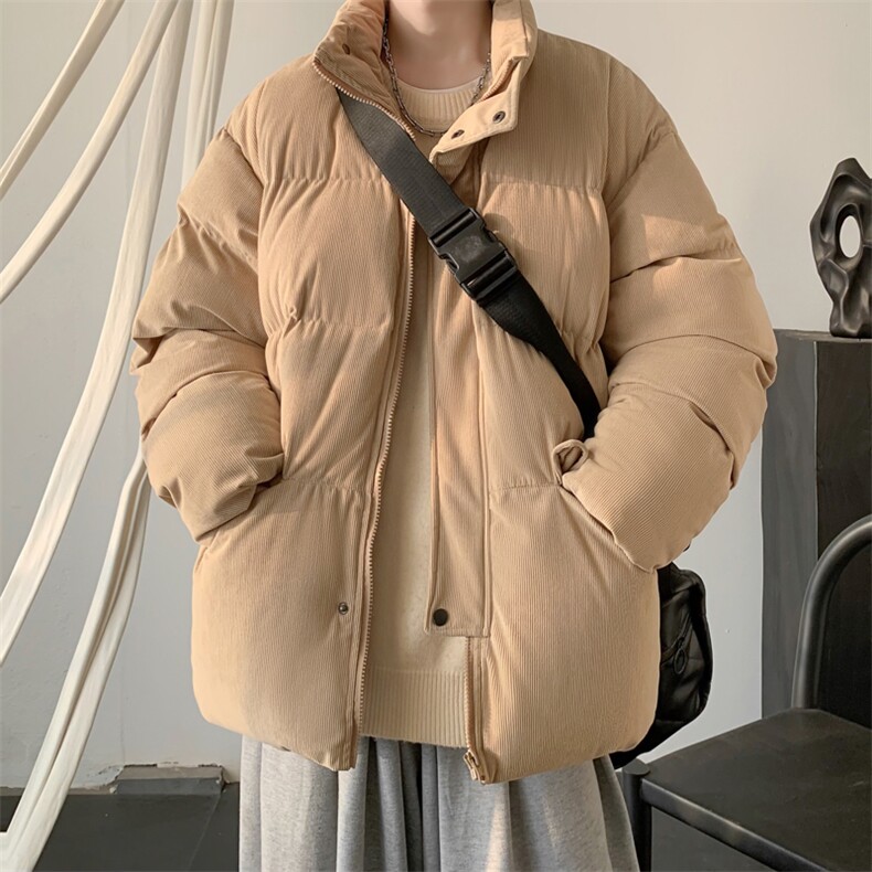 W8213P125控168大皂灯芯绒设计感宽松休闲棉衣棉服,男装棉衣,电商B205