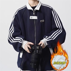 1506-1/GJK220/P42美式拼接运动夹克男秋季加绒加厚卫衣1，男装夹克，星座1506A