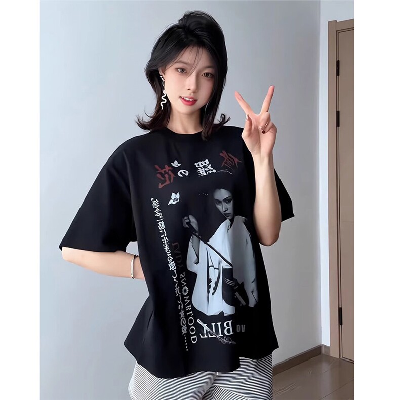 暗黑索罗娜修身显瘦短袖T恤杀死比尔D328-T25113-P28,男装T恤,电商D328