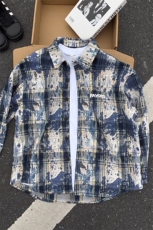 潮牌高街个性衬衫潮流宽松休闲上衣A086-CS2212-特批价30，男装衬衫，电商基地A086