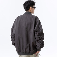 美式飞行员棒球服男秋冬宽松大码潮牌夹克休闲J5011P88，男装夹克，电商A157