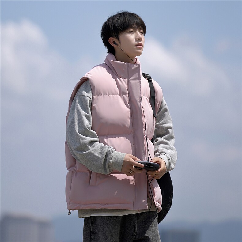冬季叠穿无袖棉马甲男保暖加厚棉服坎肩外套MJ618特P38现货不议价,男装背心/马甲,星座610B-1