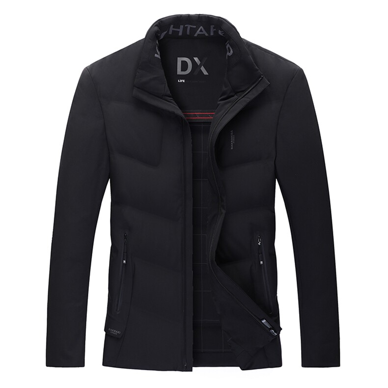 秋冬羽绒服男士立领羽绒服拉链中年保暖羽绒外套KCN20859-5-P225,男装羽绒服,电商B212（原钱塘6029）
