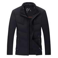 秋冬羽绒服男士立领羽绒服拉链中年保暖羽绒外套KCN20859-5-P225，男装羽绒服，电商B212（原钱塘6029）