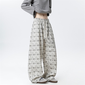XZ616 秋季重磅满印纹理感百搭休闲裤 k1033 特P35控68图片